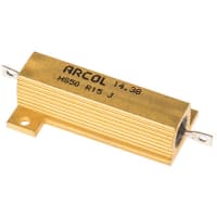 ARCOL HS50 Al house wirewound resistor, R15 50W