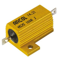 ARCOL HS25 Al house wirewoundresistor, 100R 25W