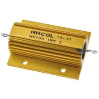 ARCOL HS100 wirewound resistor, 1R5 100W