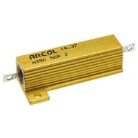 ARCOL HS50 Al house wirewound resistor, 56R 50W