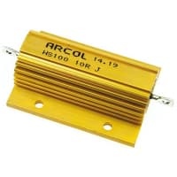 ARCOL Wirewound 10 Ohm Resistor, +/-5% 100W, Axial Panel Mount, HS100 Series