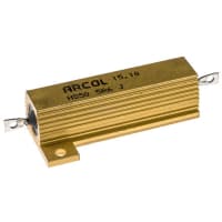 ARCOL HS50 Series Aluminum Housed Axial Panel Mount Resistor, 5.6Ohms +/-5% 50W