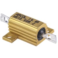 ARCOL HS10 Series Aluminum Housed Axial Panel Mount Resistor, 50Ohms +/-5% 10W