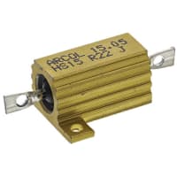 ARCOL HS15 Al house wirewound resistor, R22 15W