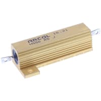 ARCOL HS50 Series Aluminum Housed Axial Panel Mount Resistor, 500mOhms +/-5% 50W