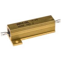 ARCOL HS50 Series Aluminum Housed Axial Panel Mount Resistor, 1.2Ohms +/-5% 50W