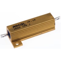 ARCOL HS50 Series Aluminum Housed Axial Panel Mount Resistor, 1.8Ohms +/-5% 50W