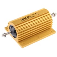 ARCOL HS200 Series Aluminum Housed Axial Panel Mount Resistor, 33Ohms +/-5% 200W