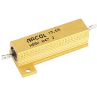 ARCOL HS50 Al house wirewound resistor, R47 50W