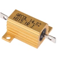 ARCOL HS15 Al house wirewound resistor, 1R 15W