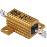 ARCOL HS10 Series Aluminum Housed Axial Panel Mount Resistor, 1Ohms +/-5% 10W