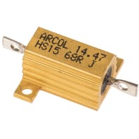 ARCOL HS15 Series Aluminum Housed Axial Panel Mount Resistor, 68Ohms +/-5% 15W