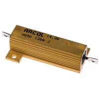 ARCOL HS50 Al house wirewoundresistor, 120R 50W