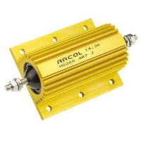 ARCOL HS200 Series Aluminum Housed Axial Panel Mount Resistor, 4.7Ohms +/-5% 200W