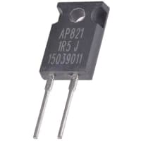 ARCOL AP821 Series TO-220 Radial Thick Film Resistor 1.5Ohms +/-5% 20W +/-300ppm/degC