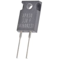 ARCOL AP830 Series TO-220 Radial Thick Film Resistor 33Ohms +/-1% 30W +/-50ppm/degC