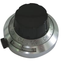 ARCOL Collet Knob Dial for use with Precision Potentiometer, Rotating Devices