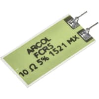 ARCOL FCR5 Series Radial Solder Power Film Resistor 10Ohms 5W +/-100ppm/degC