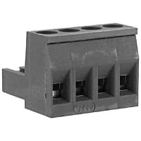 WECO Conn Term Blk Plug 4 5 mm 26-12 AWG 15 A 300 V, 120-A Series