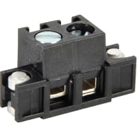 WECO Terminal Block 2-Pos. SMT 5 mm pitch with floating anchors 6 mm strip L