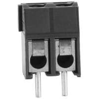 WECO Terminal Block Connector, Screw, 2, 26-12 AWG (UL), 22-10 AWG (CSA), 300 V