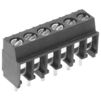 WECO Terminal Block, PCB, 7 A, 300 V, 2, Surface Mount, 1.2 in., 300 V, 0.07 in. L