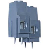 WECO Terminal Block, 2, 0.4 in., 20 to 6 AWG, Nickel Plated Copper Alloy, 0.06 in.