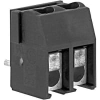 WECO Terminal Block Connector, Screw, 2, 26-12 AWG (UL), 22-10 AWG (CSA), 300 V