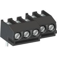 WECO Terminal Block Connector, Screw, 3, 26-12 AWG (UL), 22-10 AWG (CSA), 300 V