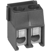 WECO Terminal Block Connector, Screw, 2, 26-12 AWG (UL), 22-10 AWG (CSA), 300 V