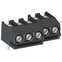 WECO Terminal Block Connector, Screw, 3, 26-12 AWG (UL), 22-10 AWG (CSA), 300 V