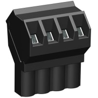 WECO Terminal Block, Plug, 7, 26-12 AWG, 10 A, 300 V, 5.08 mm, 0.51 Nm (MaX.), 7 mm