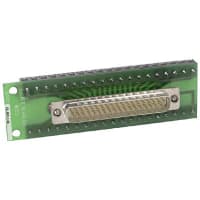 WECO D-Sub Interface Module, 37, D-Subminiature, 30-14 AWG, 3.5 A, 125 VAC, 6 mm