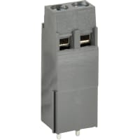 WECO Terminal Block, screw, PCB, 5.0mm, 2, 5.0mm, 30-14 AWG, 10 A, 300 V