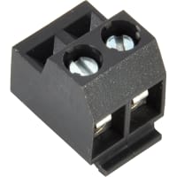 WECO Terminal Block Connector, PCB, Plug, 2 Pos, 26-14AWG, 10, 300V, 2500V