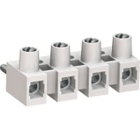 WECO Terminal Block; 2x2.5 without wire protector; 2x1.5 with wire protector