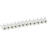 WECO Plug-in terminal strip, screw connection & pin, long pin, 10 mm pitch, 12 pole