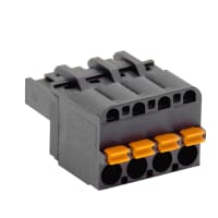 WECO Plug connector, Screwless Connection, 5.0 mm pitch, 4 pole