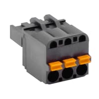 WECO Plug connector, screwless connector, 5.08 mm pitch, 3 pole