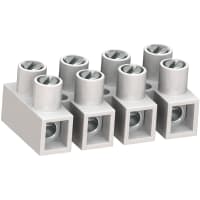 WECO Socket Terminal Strip, Screw Connection, Low profile, 8 mm pitch, 2 pole, V0