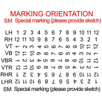 WECO Marking Strips for Terminal Strips, 9 Pole