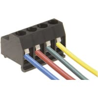 WECO Connector, Plug, 2, 26 to 14, 10, 300 V, 0.197 in., 0.25 in., 3.5 mm, 2500 V