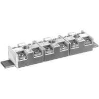 WECO Conn; Term Blk; Din Rail; Ceramic; 2; 22.5 mm; White