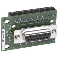 WECO Interface Module; D-Sub; 15; 30-14 AWG; 3.5 A; 125 VAC; Female