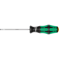 Wera Tools 0.4 x 2.5 x 75mm Slotted Driver for Slotted Screws, Kraftform Plus, 300 Series