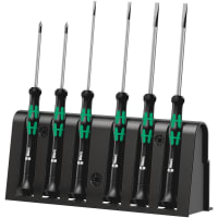 Wera Tools 2035/6 A RACK Screwdriver Set, Kraftform Micro Series