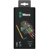 Wera Tools 967 L-Key Set for TAMPER-PROOF TORX Screws, Multicolor