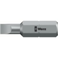 Wera Tools 800/1 Tough-Absorbing Bits 0.5 x 3.0 x 25mm Bits for Slotted Screws