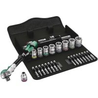 Wera Tools Zyklop Series, Speed Ratchet Set 3/8 29 PCS Ratchet Set 3/8" Driver Metric