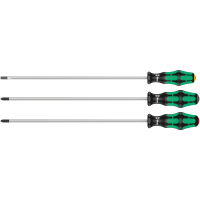 Wera Tools Screwdriver set Kraftform Plus w/holding function;300 mm-long blades;3 pieces